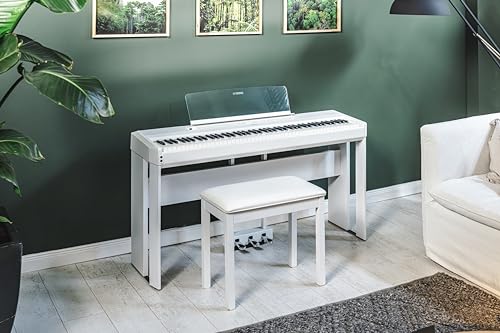 Piano Digital Yamaha P525 con 88 teclas ponderadas de madera, negro (P525B)