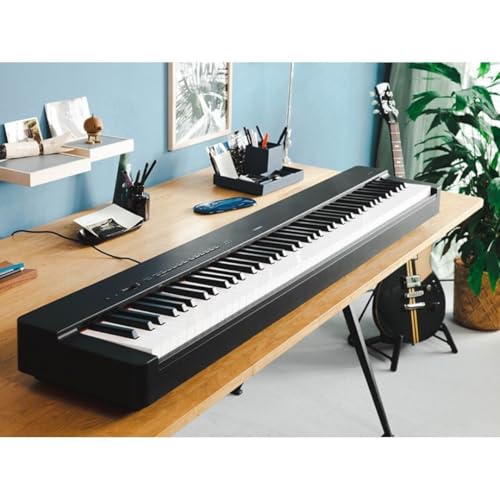 Piano Digital Yamaha P525 con 88 teclas ponderadas de madera, negro (P525B)
