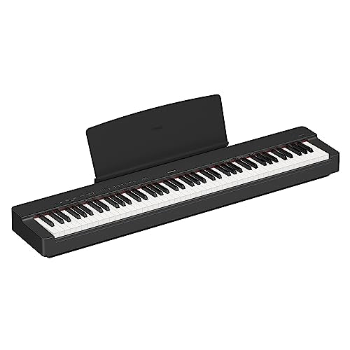 Piano Digital Yamaha P525 con 88 teclas ponderadas de madera, negro (P525B)