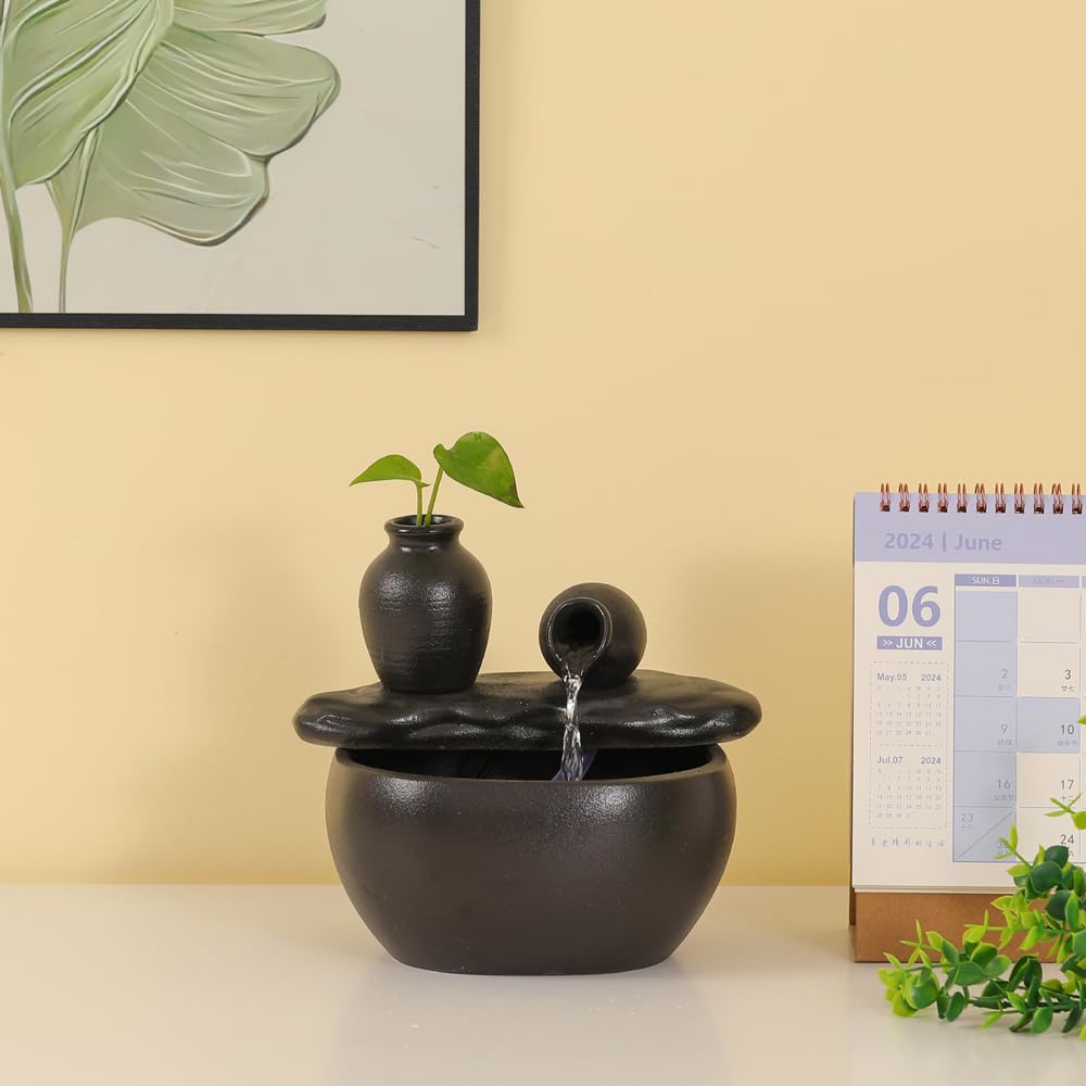 Fuente de Mesa de Maceta de Cerámica