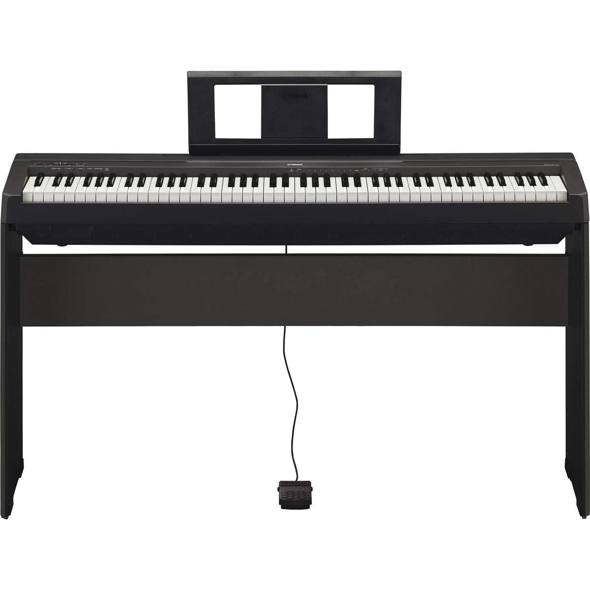 Piano Digital Yamaha P525 con 88 teclas ponderadas de madera, negro (P525B)