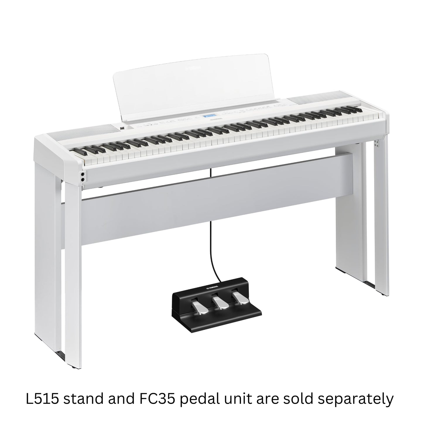 Piano Digital Yamaha P525 con 88 teclas ponderadas de madera, negro (P525B)