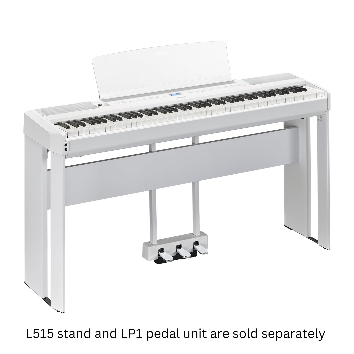 Piano Digital Yamaha P525 con 88 teclas ponderadas de madera, negro (P525B)