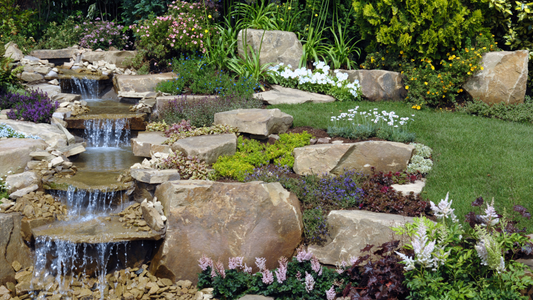 Outdoor fountains