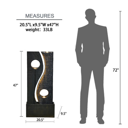 47 inches Waterfall Fountain
